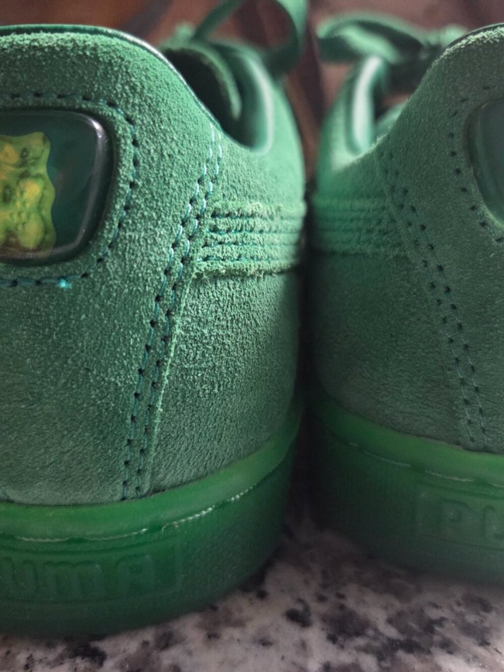Puma x Haribo Suede “Amazon Green” – Size 8(6C) - Picture 4 of 7